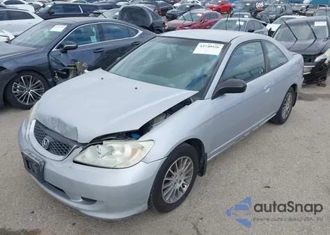 2005 Honda Civic Lx z USA, uszkodzony, nr VIN 1HGEM22555L021688